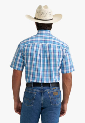 Wrangler Mens Check Long Sleeve Shirt