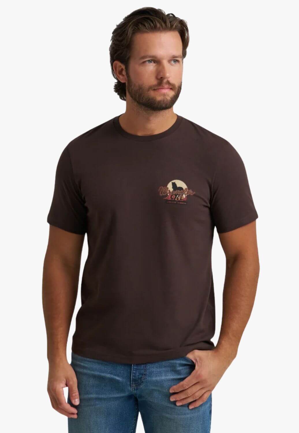 Wrangler Mens Cowboy Sunset T-Shirt