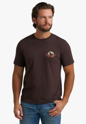 Wrangler Mens Cowboy Sunset T-Shirt