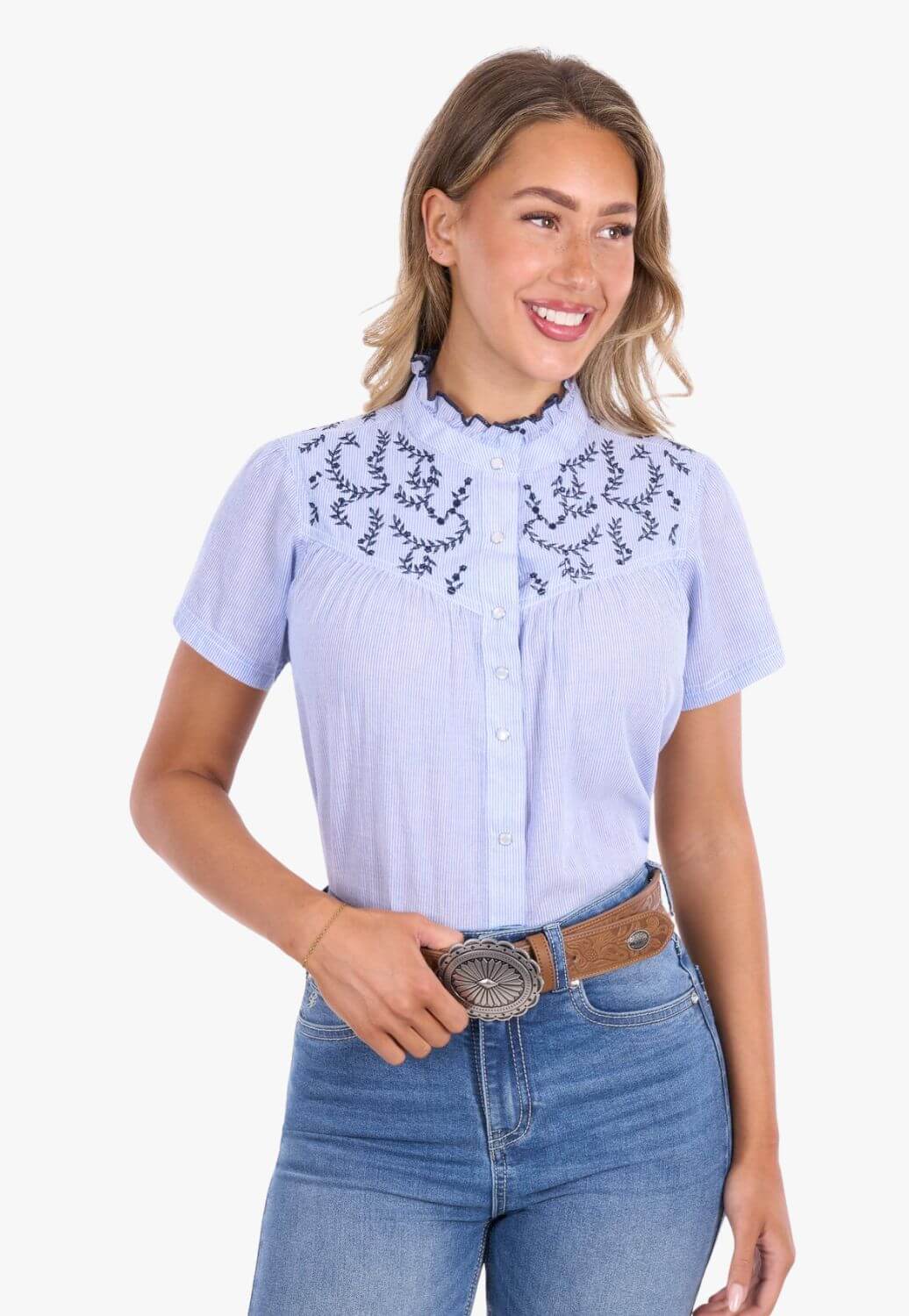 Pure Western Womens Kara Short Sleeve Shirt