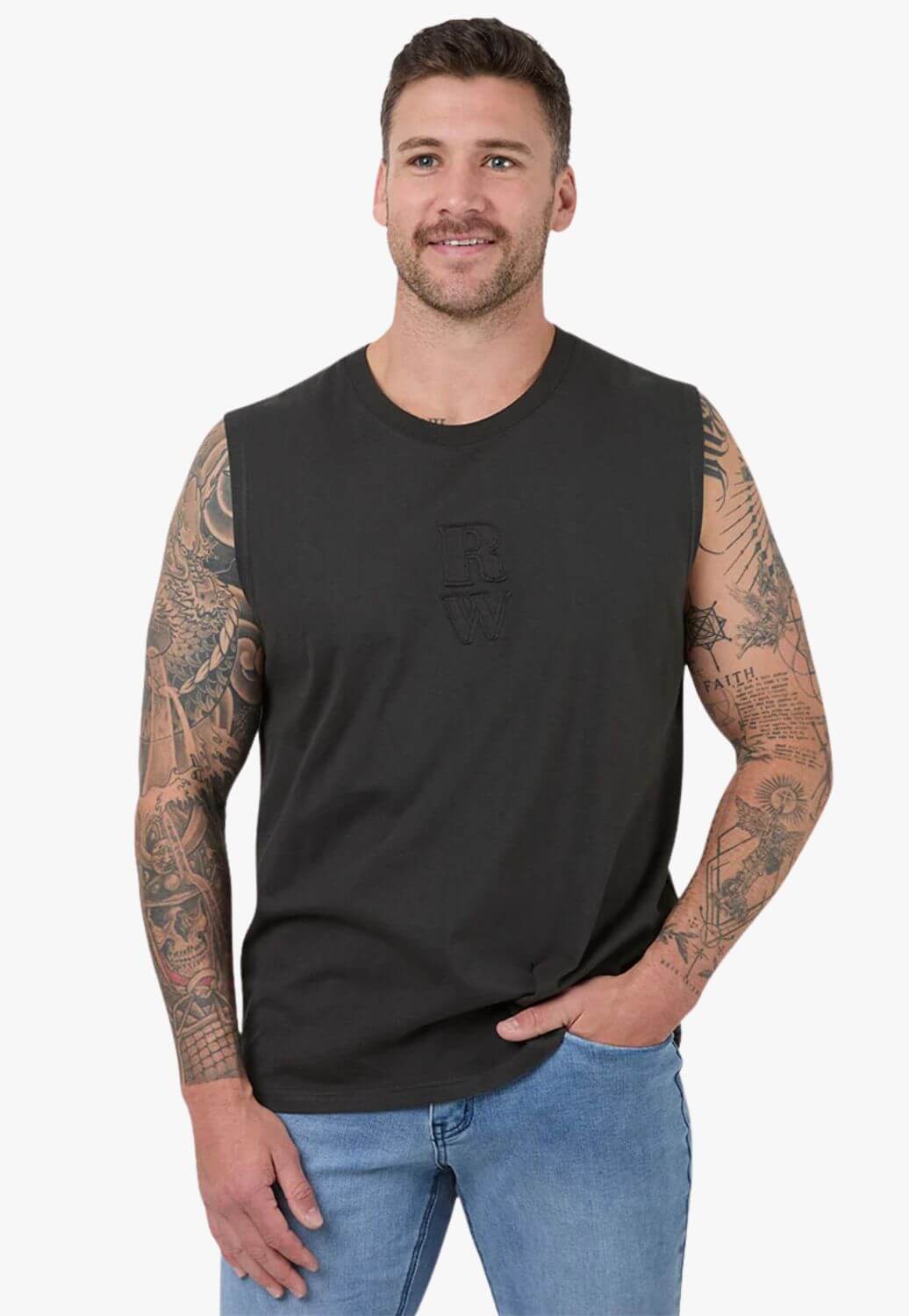 Ringers Western Mens Southern Stitch Tank