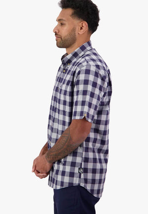 Swanndri Mens Rings Beach Short Sleeve Shirt