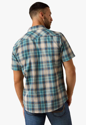 Ariat Mens Halden Short Sleeve Snap Shirt