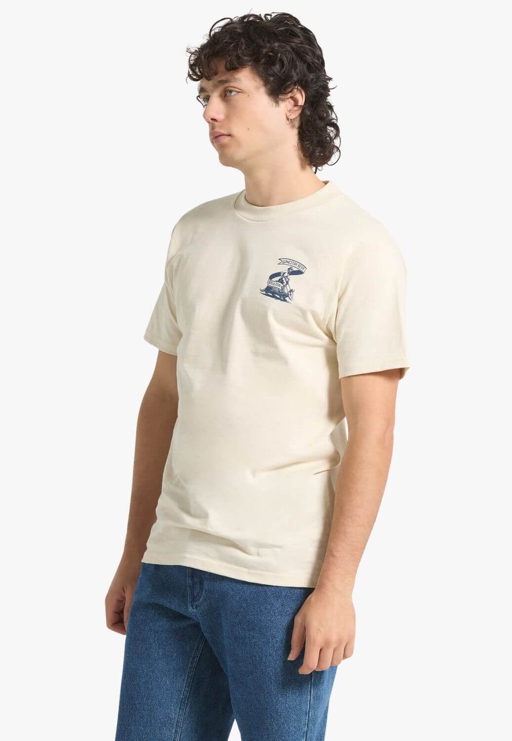 Brixton Mens Lone Star Armadillo T-Shirt