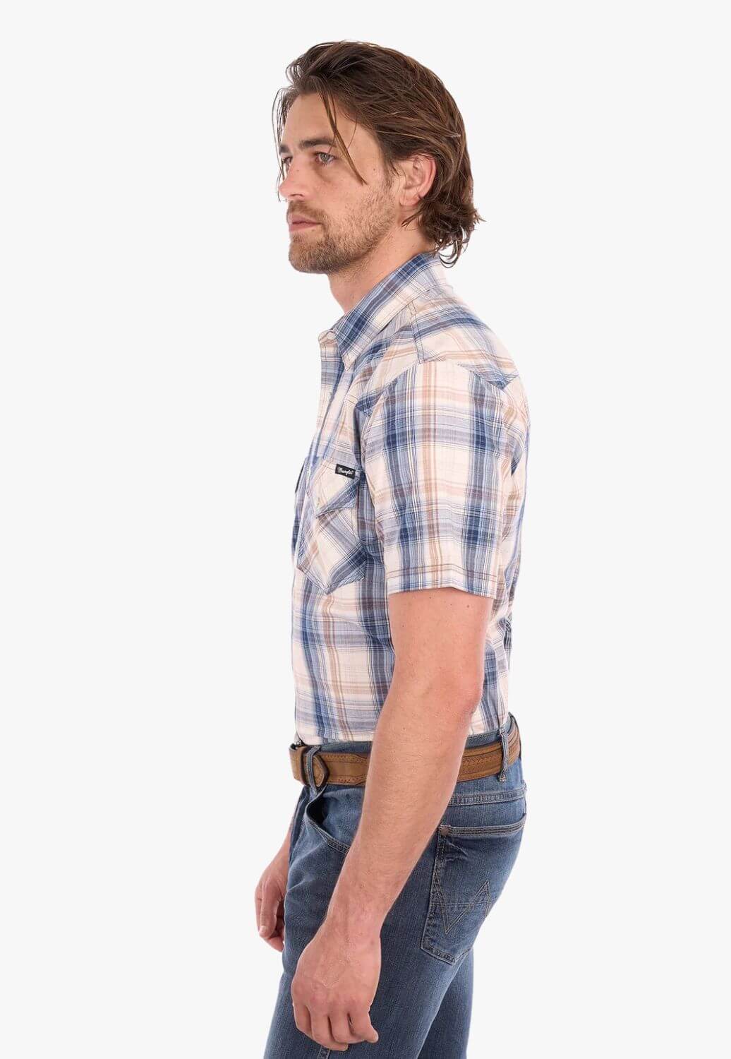 Wrangler Mens Adrian Short Sleeve Shirt