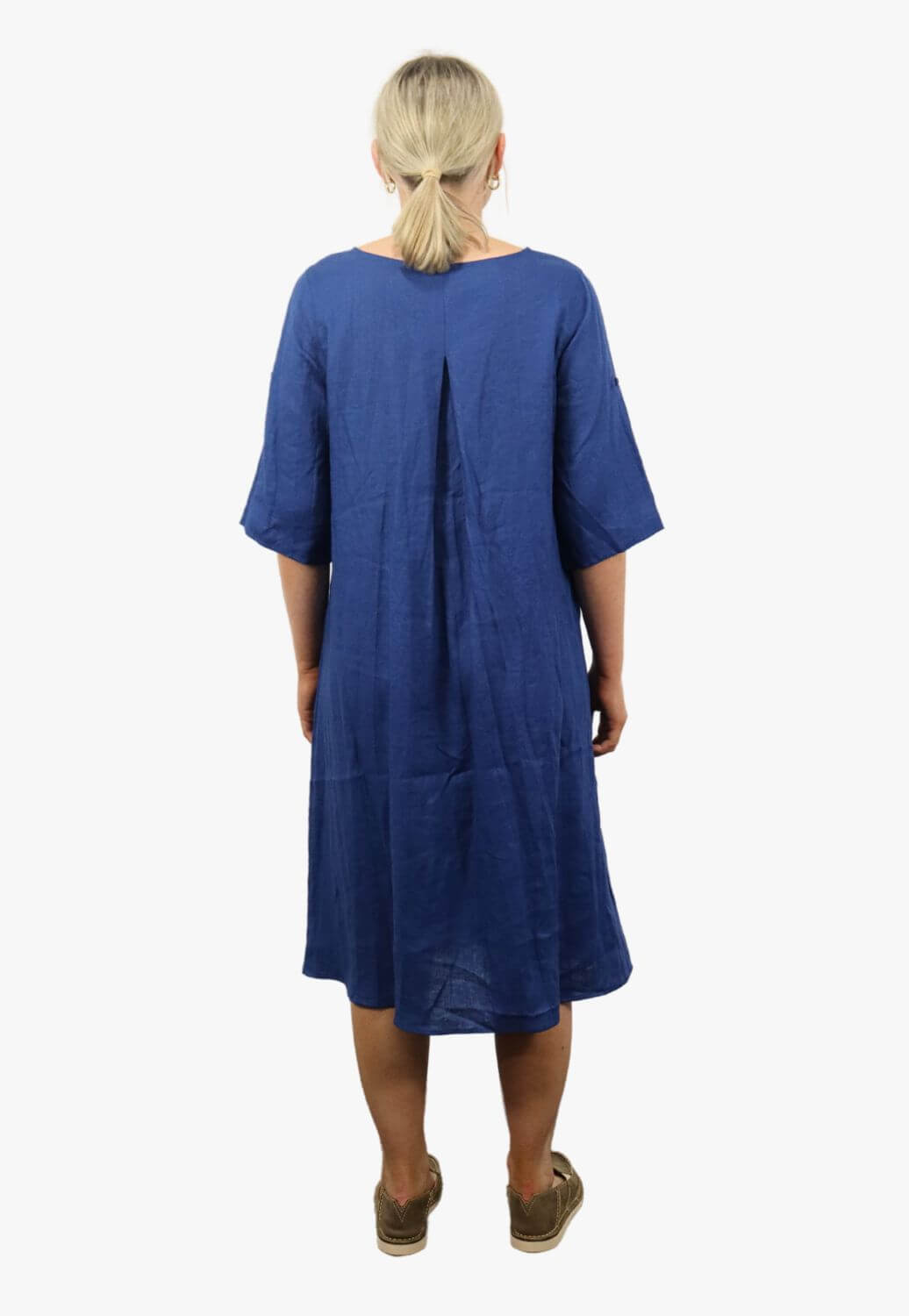 Corfu Womens Summer Linen Dress