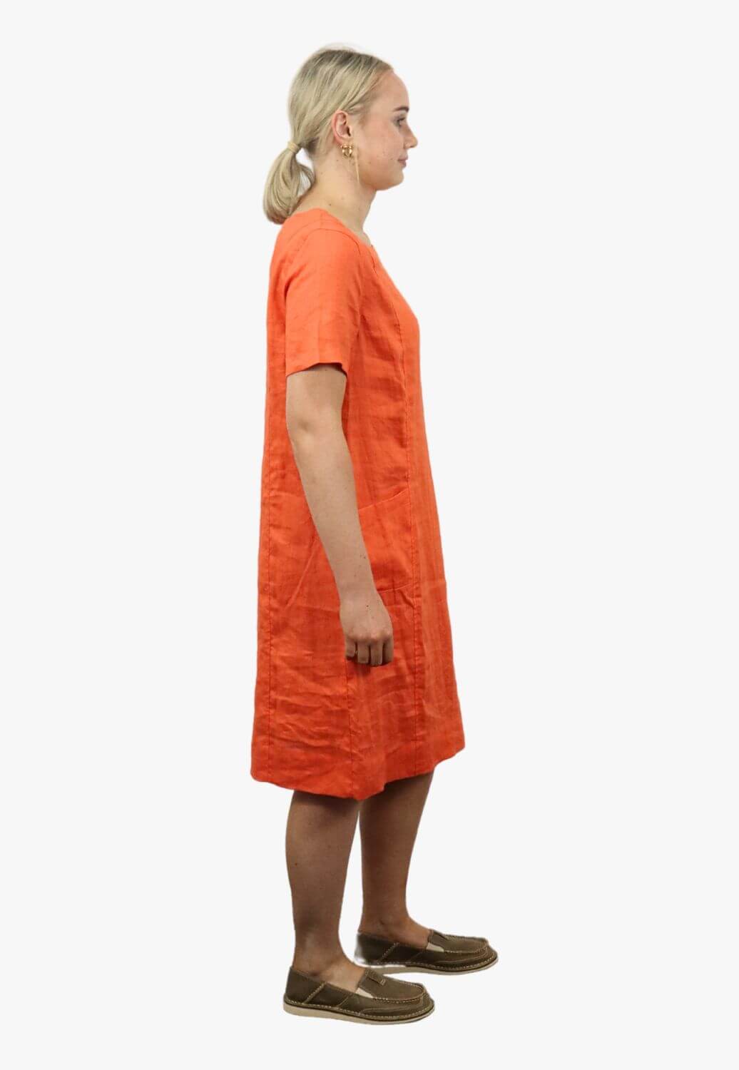 Corfu Womens Summer Linen Dress