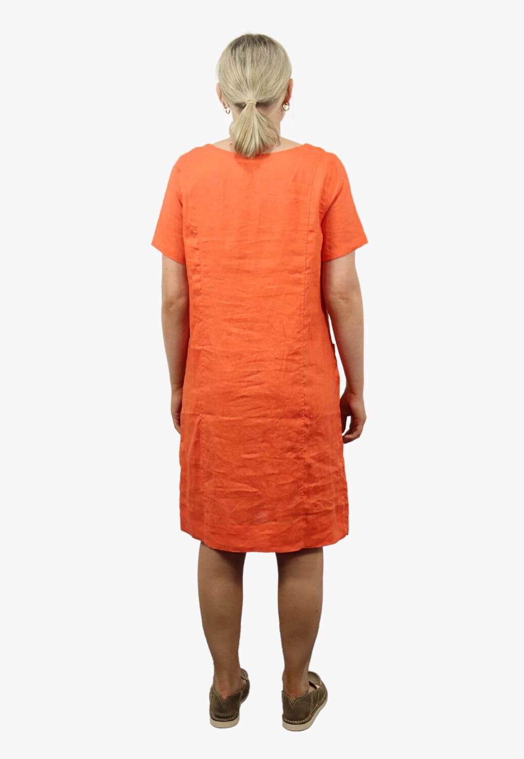 Corfu Womens Summer Linen Dress