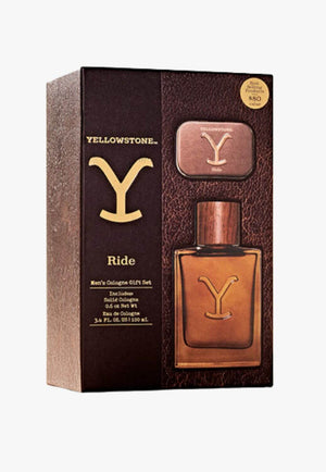 Tru Western Mens Yellowstone Ride Gift Set
