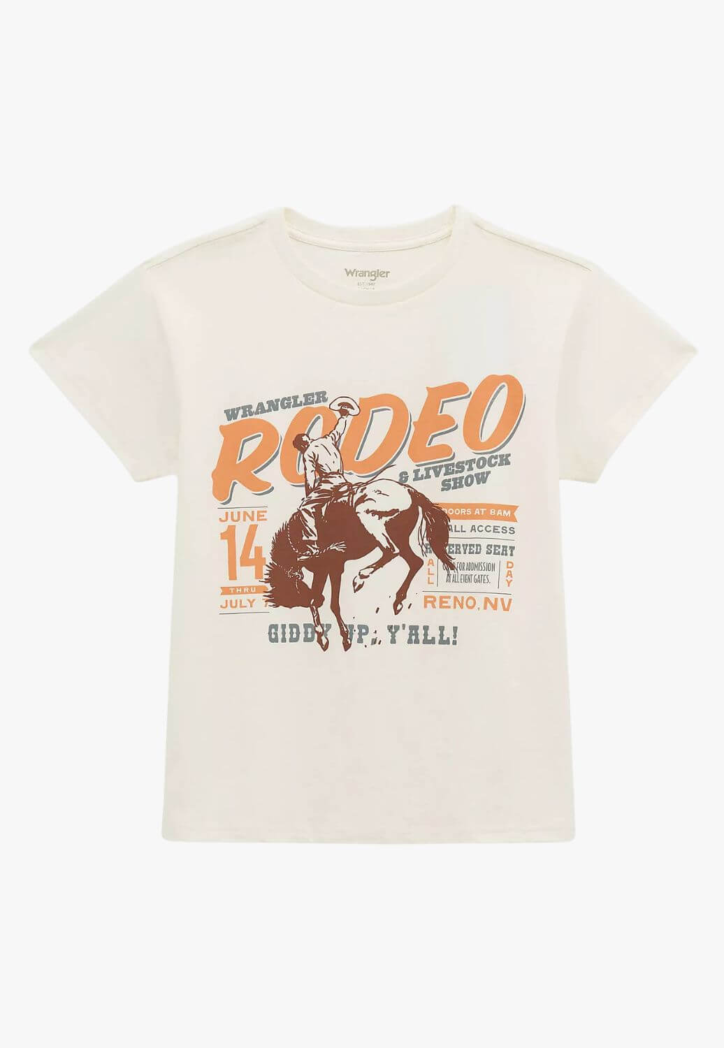 Wrangler Womens Giddy Up Retro T-Shirt