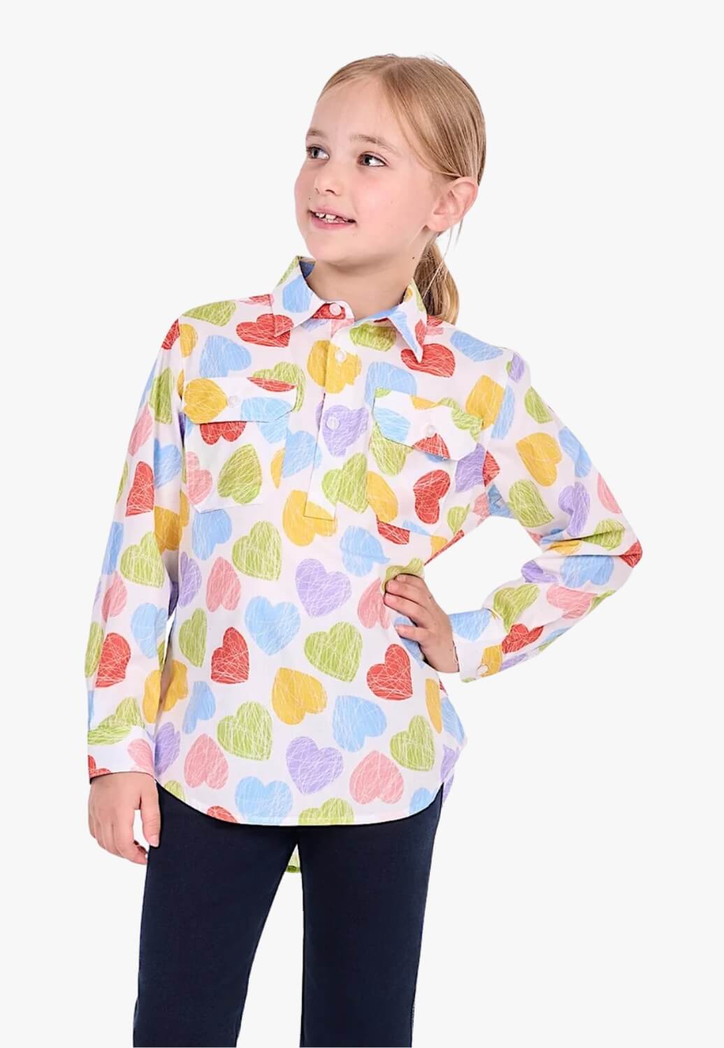 Hard Slog Girls Polly Long Sleeve Shirt