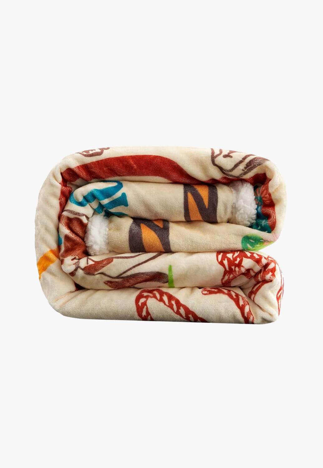 Western Adventure Campfire Sherpa Throw