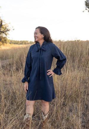 Black Colt Clothing Womens Long Sleeve Gabby Dress