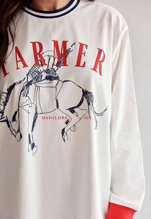 Whitney Spicer Bronc Ringer Long Sleeve Tee