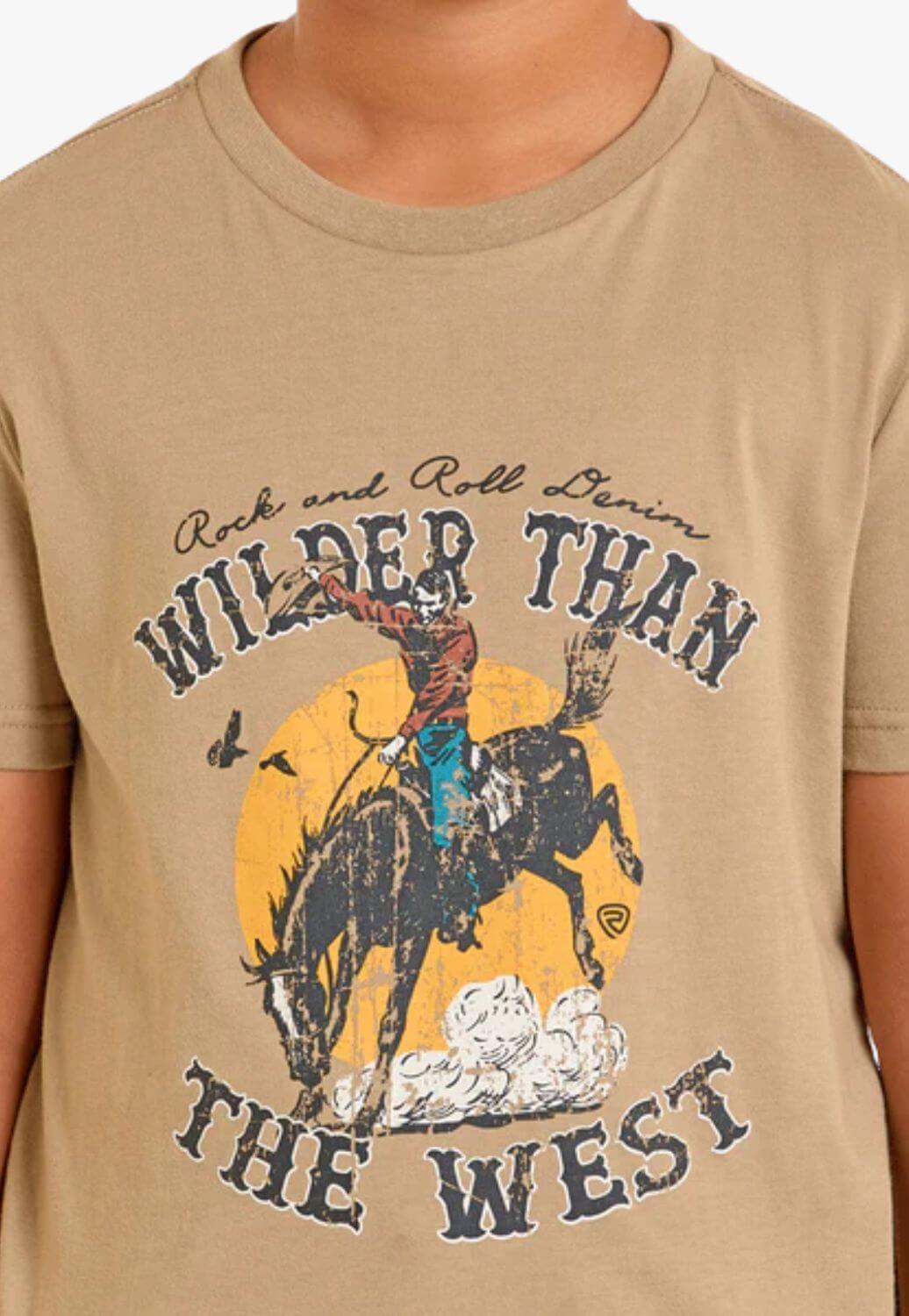 Rock And Roll Boys Bronc Rider T-Shirt