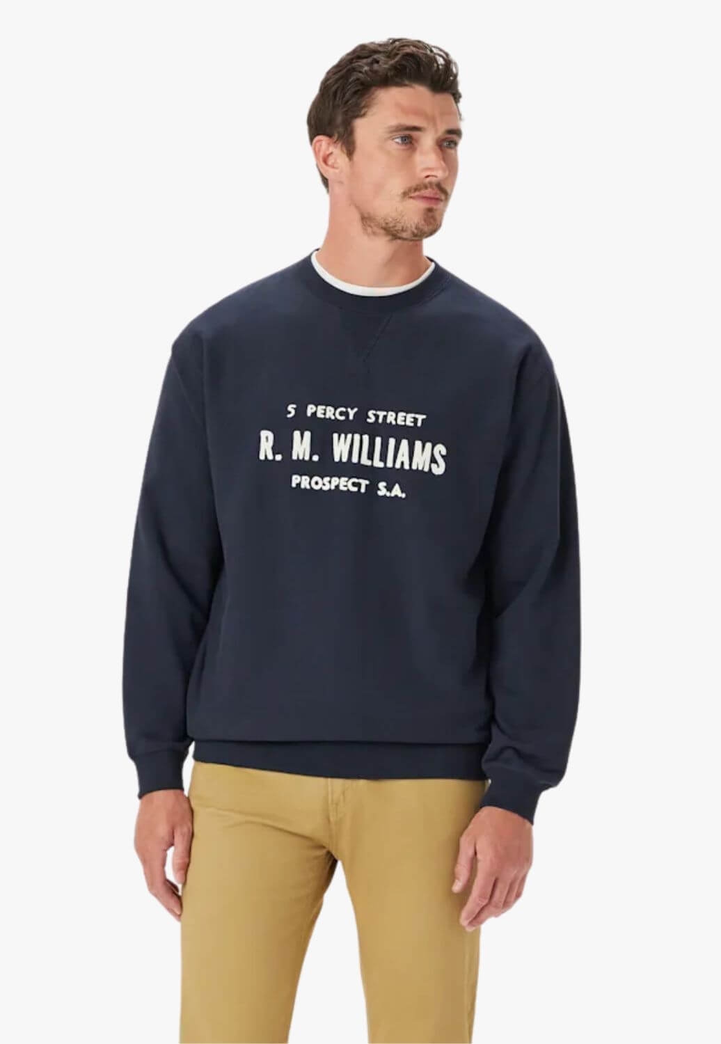 R.M. Williams Mens Bale Loopback Sweatshirt