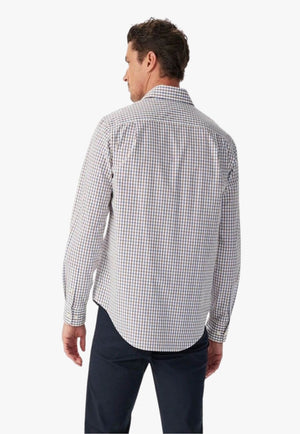 R.M. Williams Mens Newland Poplin Check Shirt