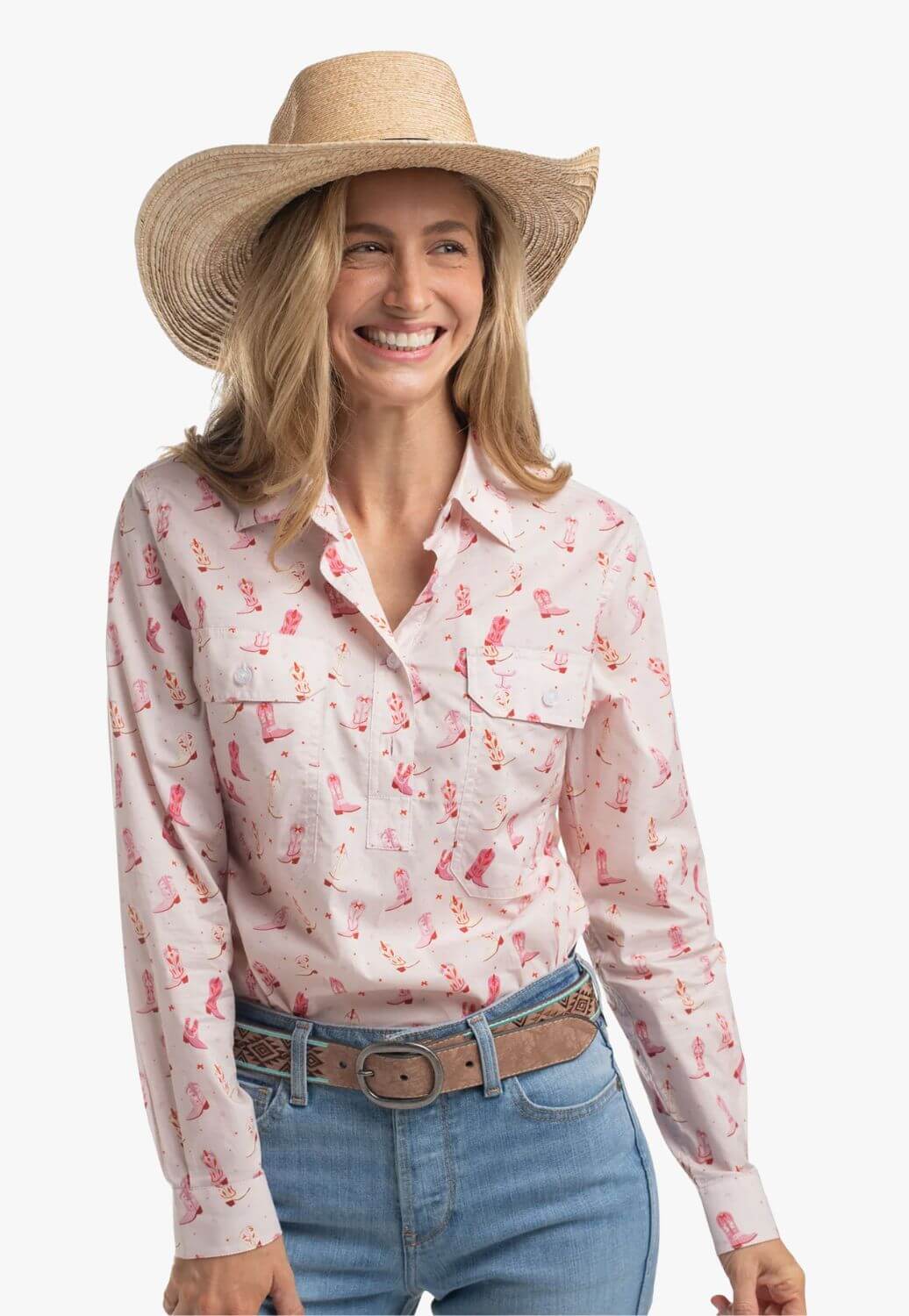 Just Country Womens Georgie Work Shirt
