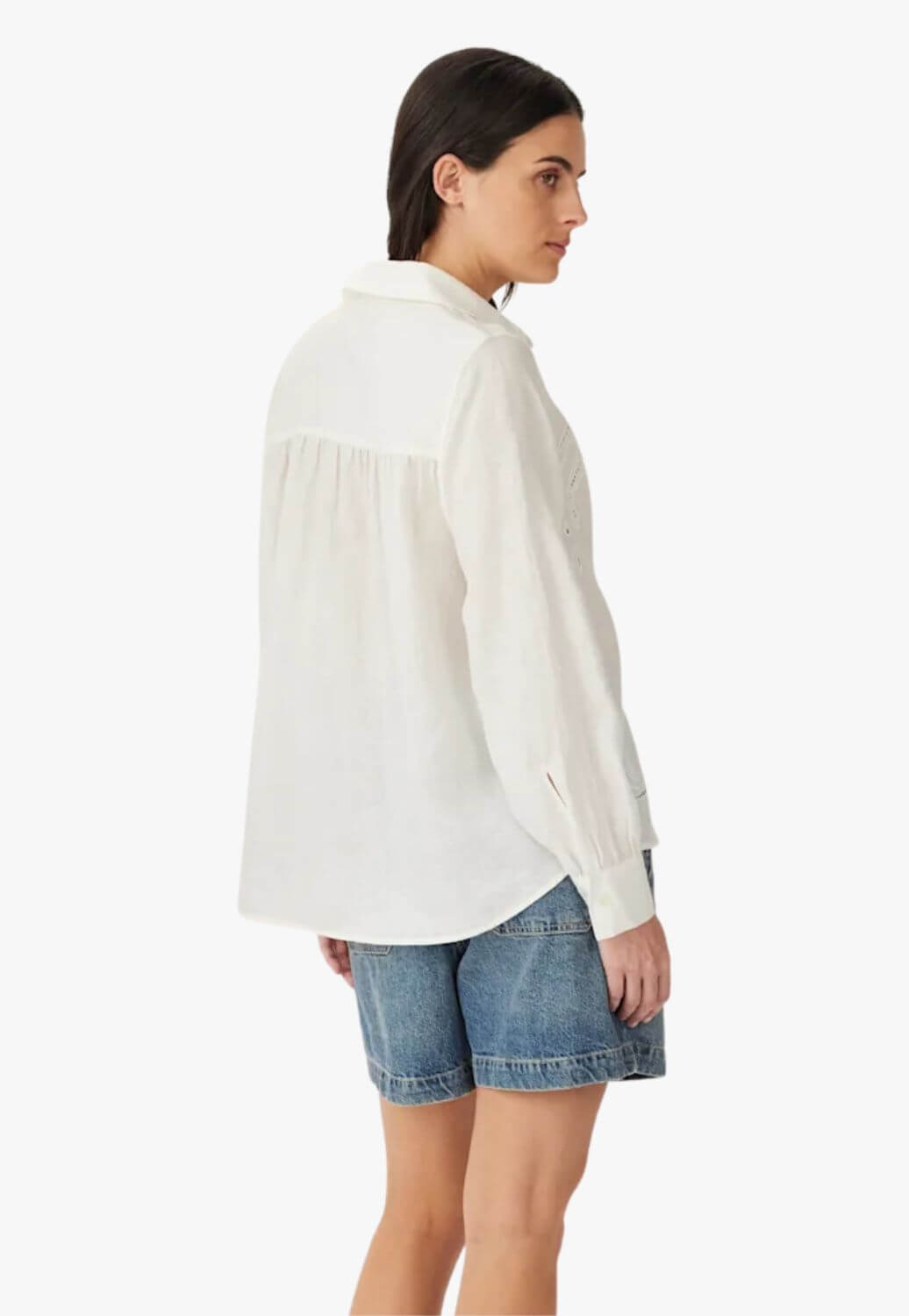 R.M. Williams Womens Broderie Linen Shirt