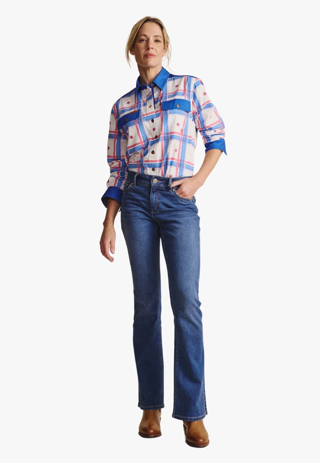 S. Kidman Womens Spencer Long Sleeve Shirt