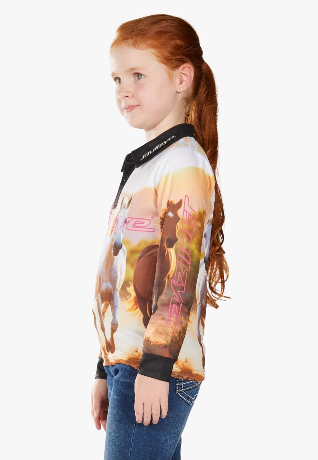 Bullzye Girls Gallop Long Sleeve Shirt
