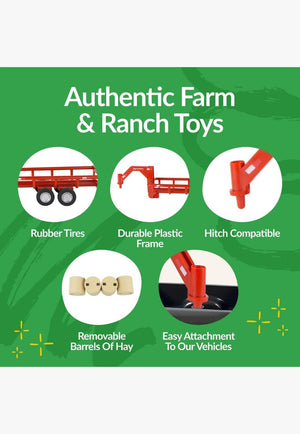 Big Country Toys Hay Trailer With Bales