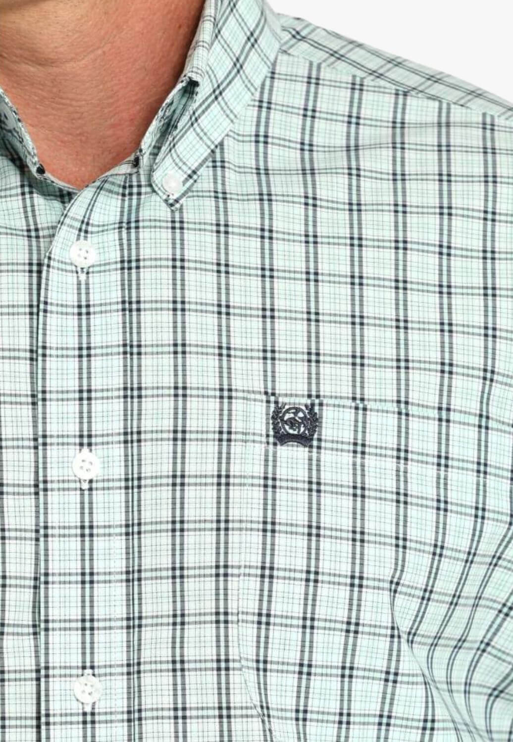 Cinch Mens Western Short Sleeve Shirt