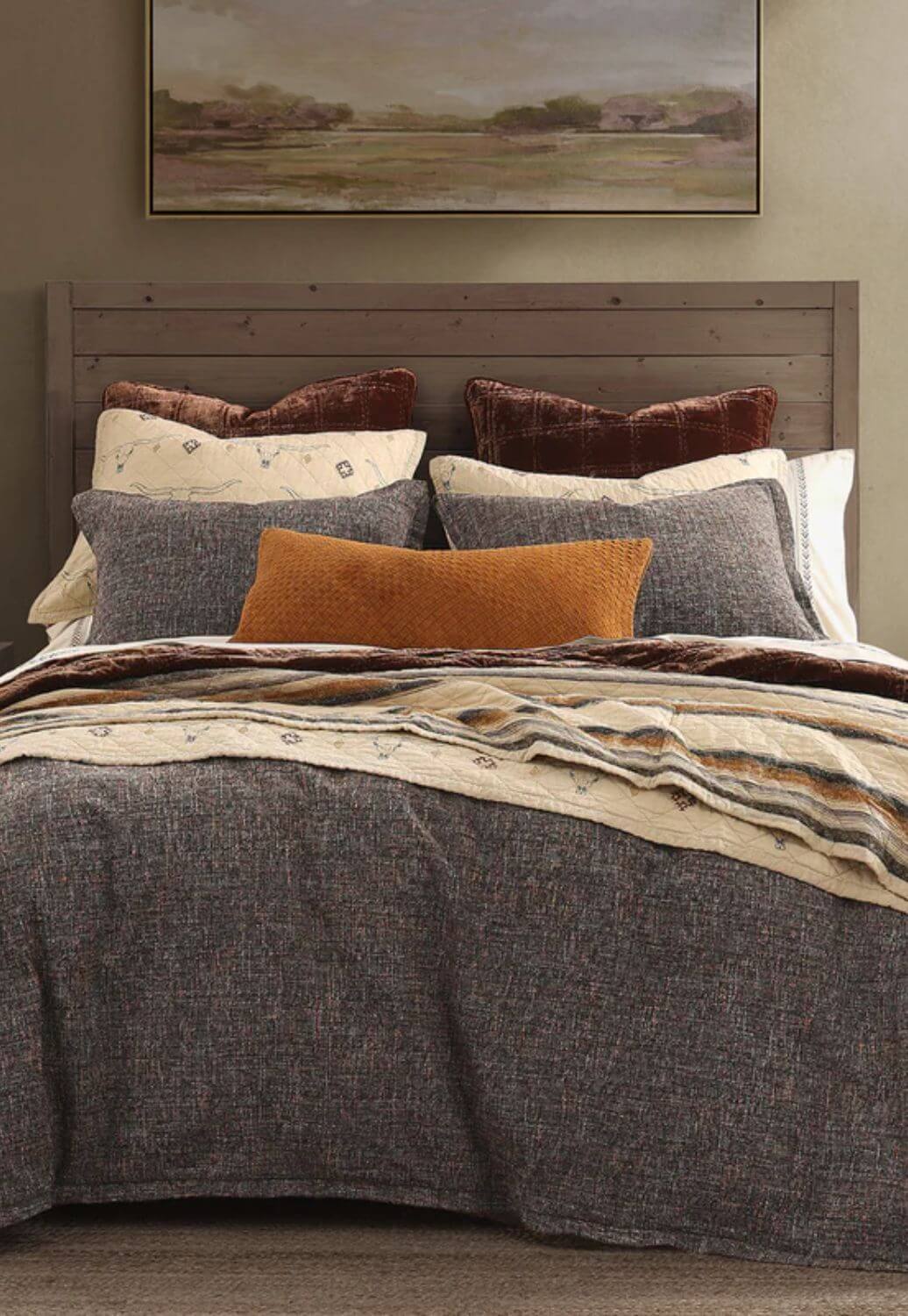 Maverick Longhorns Reversible Quilt Set - Single