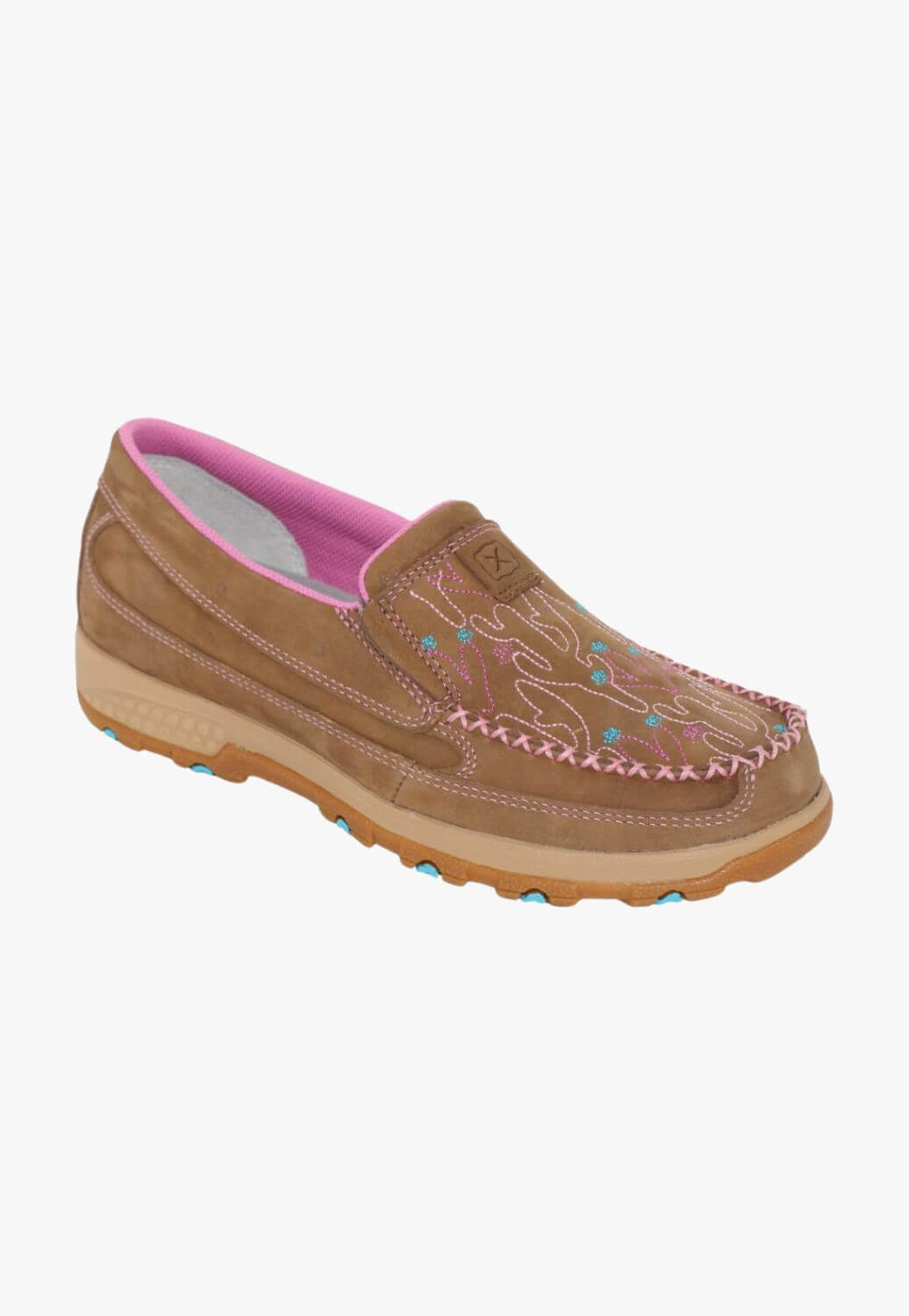 Twisted X Womens Cactus Cellstretch Slip On Moc