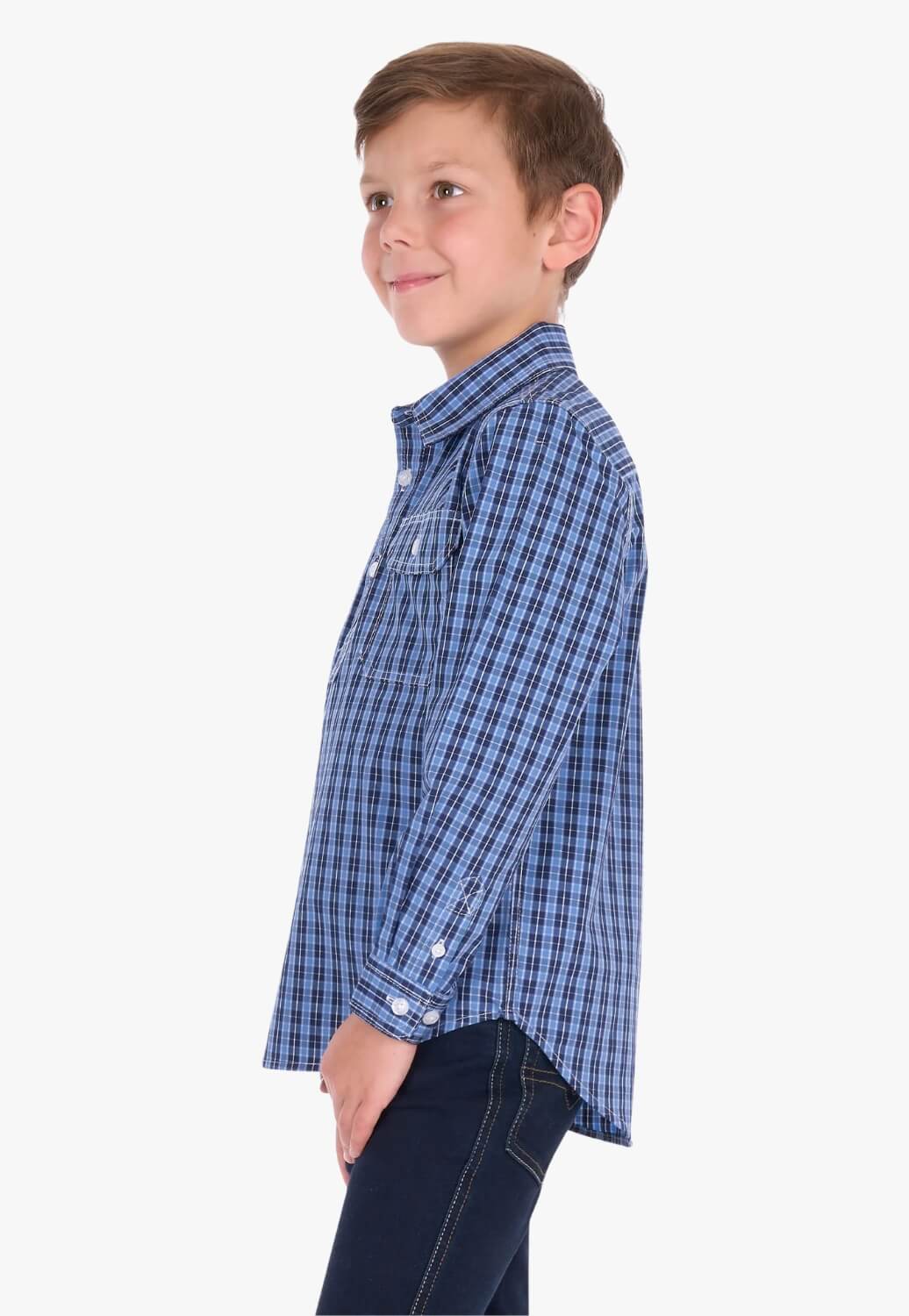 Hard Slog Boys Wyatt Long Sleeve Shirt