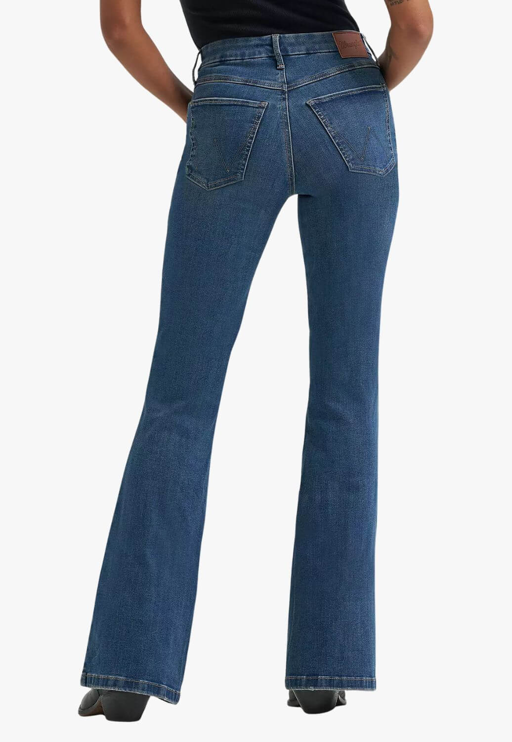 Wrangler Womens Bespoke High Rise Flare Jean 112359281