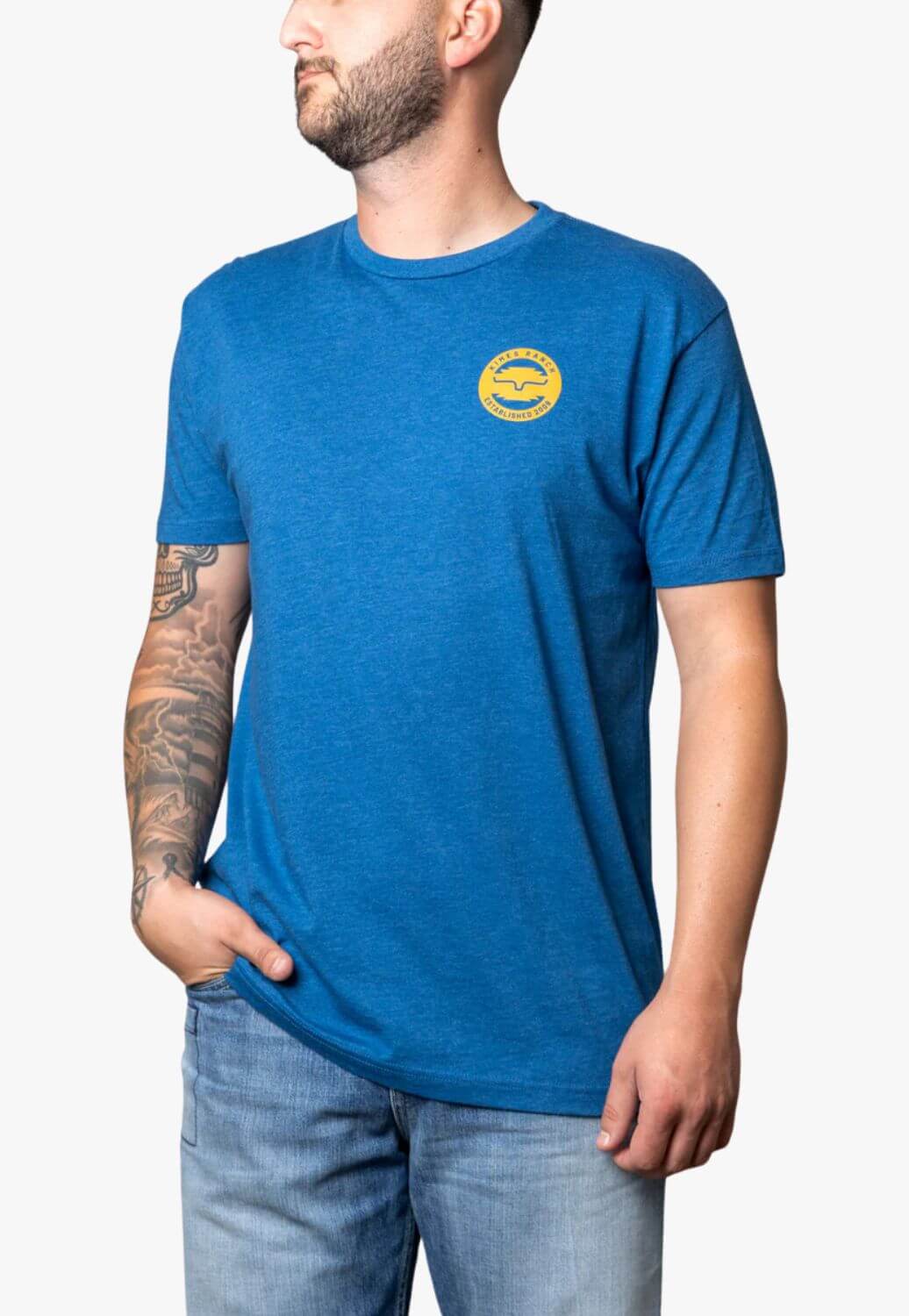 Kimes Ranch Mens Wood Stamp Graphic T Shirt