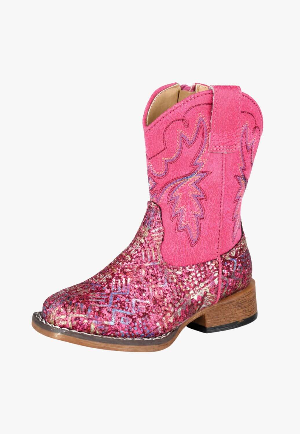 Roper Toddler Glitter Aztec Top Boot