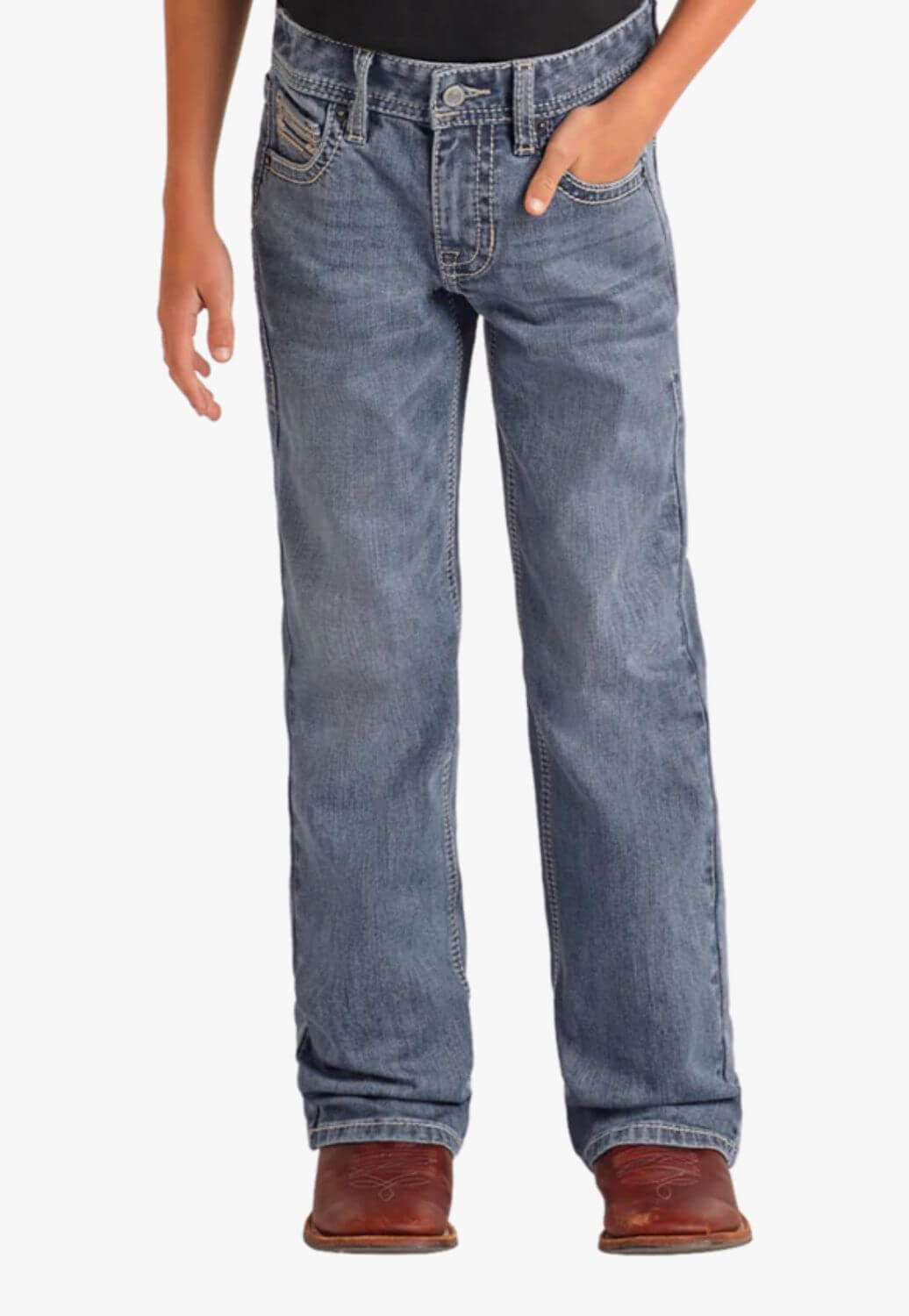 Rock and Roll Boys Two Tone Bootcut Jean