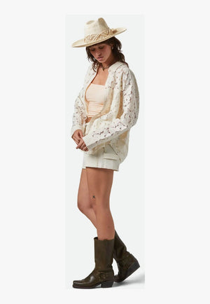 Brixton Womens East Side Boxy Long Sleeve Shirt