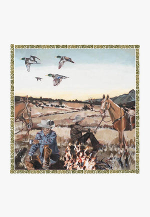 Whitney Spicer Silk Cowboy Camp Bandana