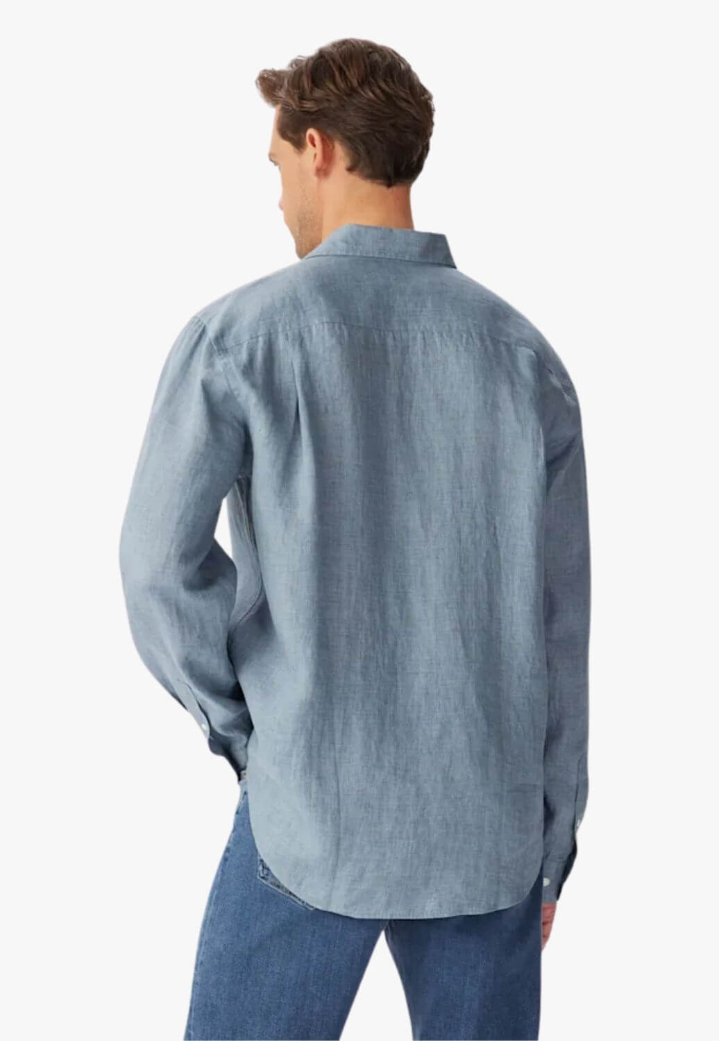 R.M Williams Mens Newman Classic Linen Shirt