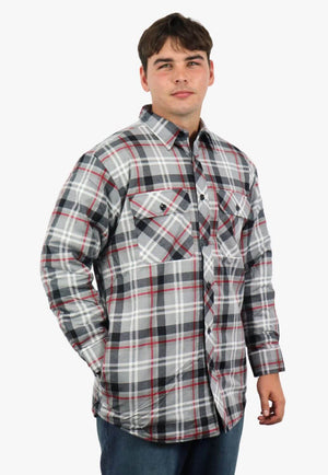 Pilbara Open Front Flannelette Quilted Shirt