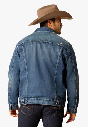Ariat Mens Blanket Lined Denim Trucker Jacket