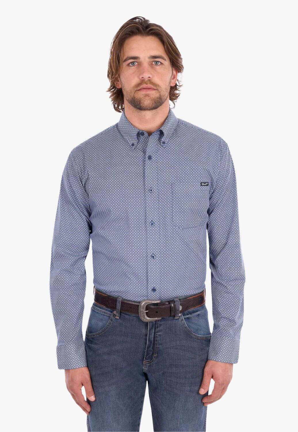 Wrangler Mens Gary Long Sleeve Shirt