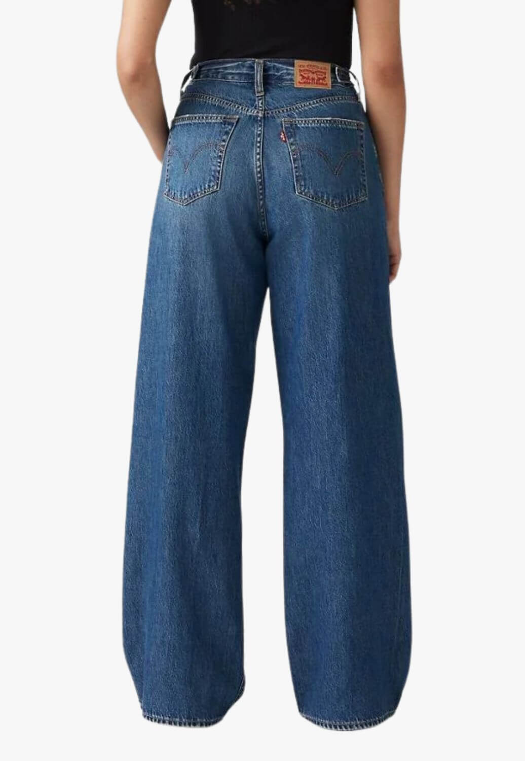 Levi Womens Cinch Baggy Jeans