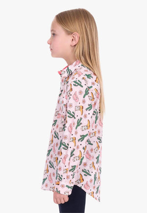 Hard Slog Girls Cleo Long Sleeve Shirt