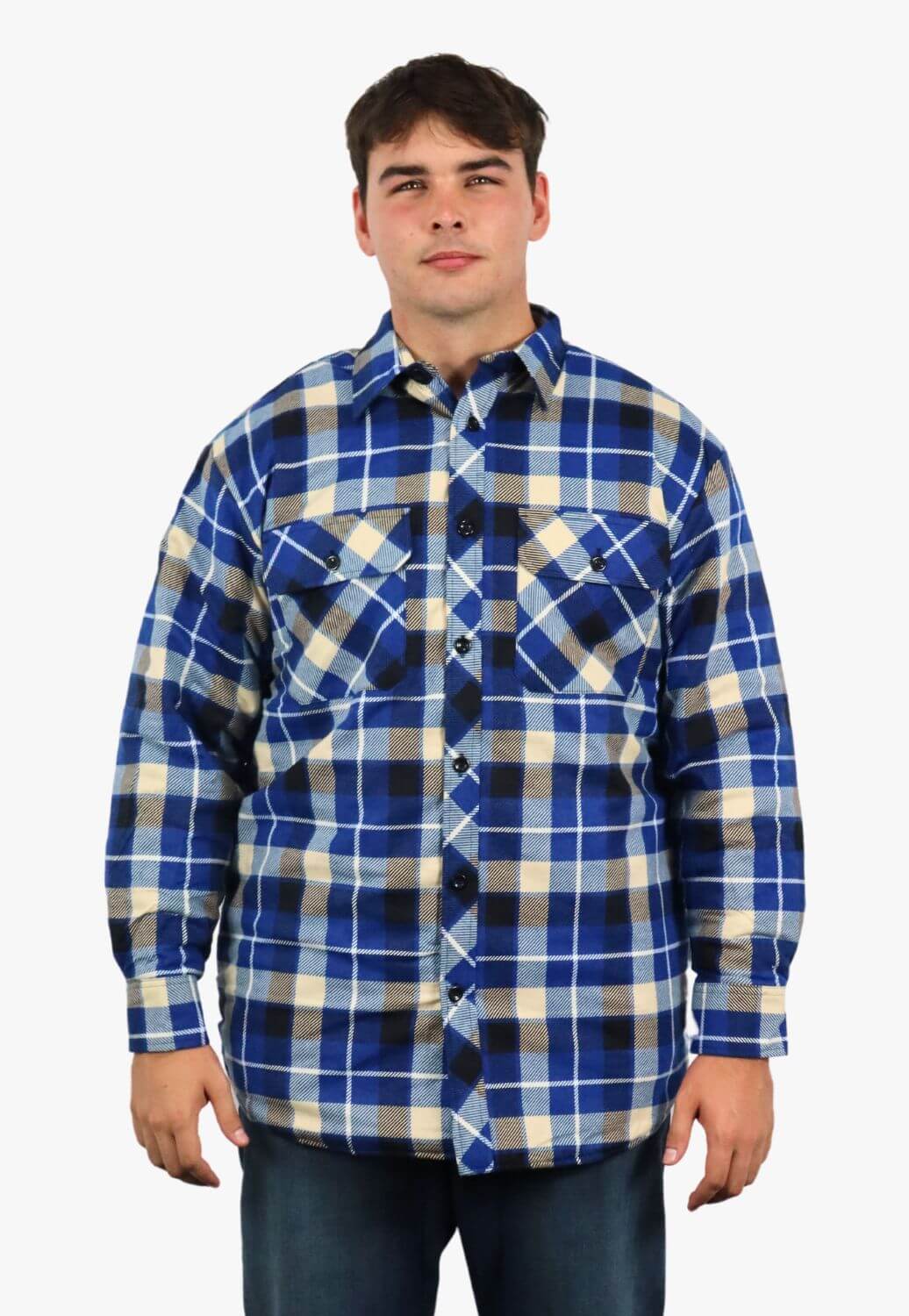 Pilbara Open Front Flannelette Quilted Shirt
