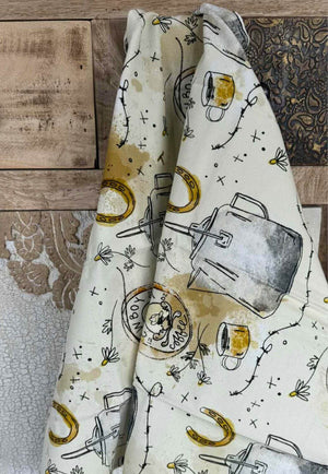 Tirzah Cowboy Coffee Western Tea Towel