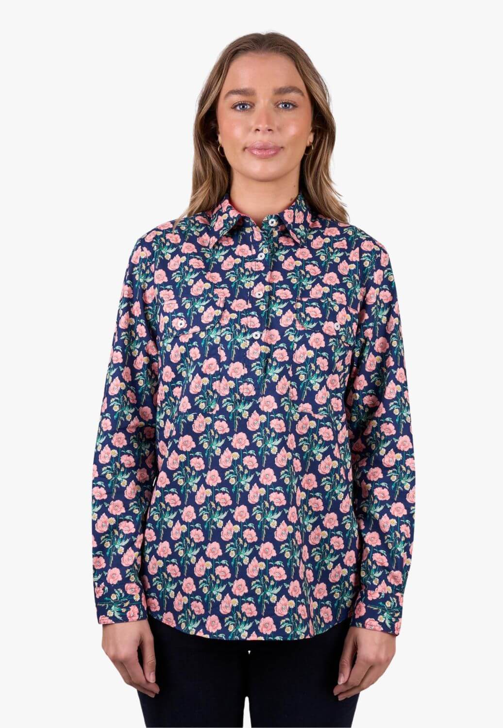 Hard Slog Womens Fauna Long Sleeve Shirt