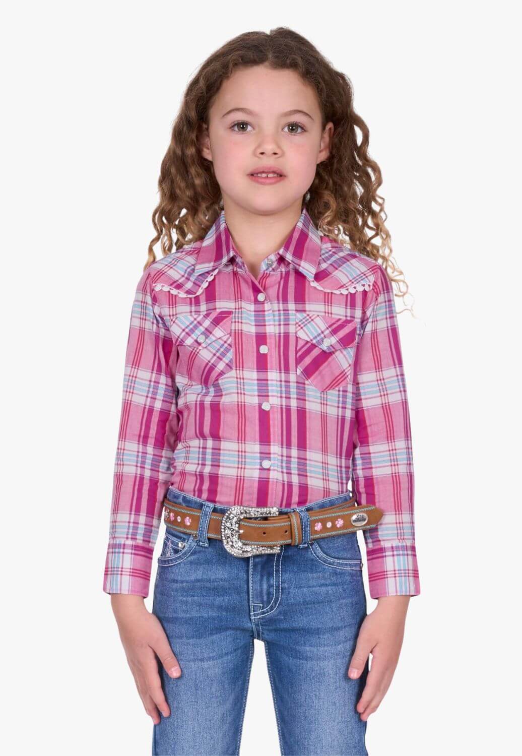 Pure Western Girls Leni Long Sleeve Shirt