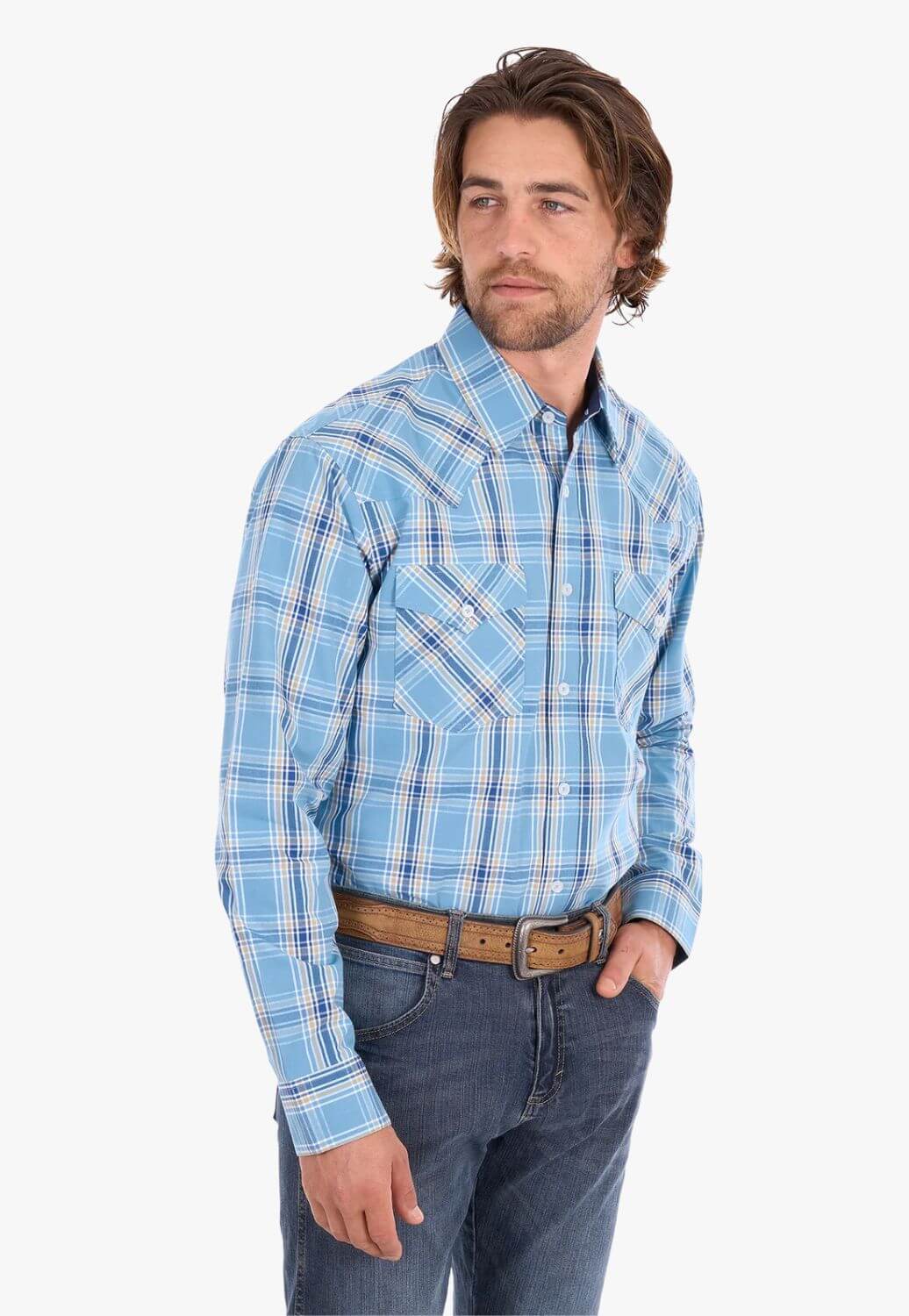 Wrangler Mens Zak Long Sleeve Shirt