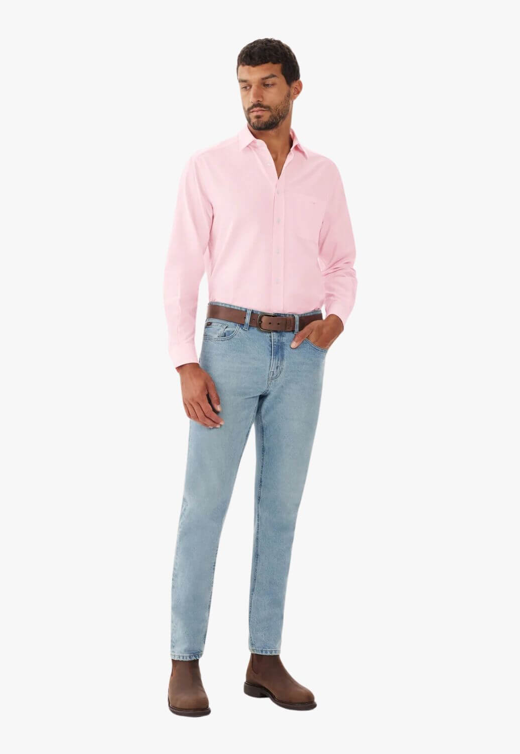 R.M. Williams Mens Collins Long Sleeve Shirt