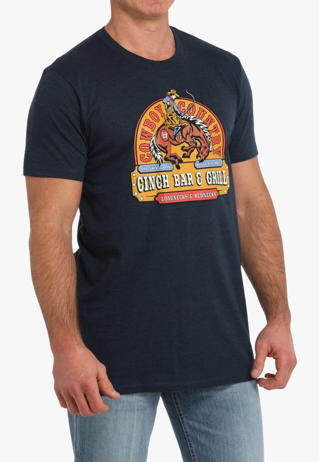 Cinch Mens Bar and Grill T-Shirt