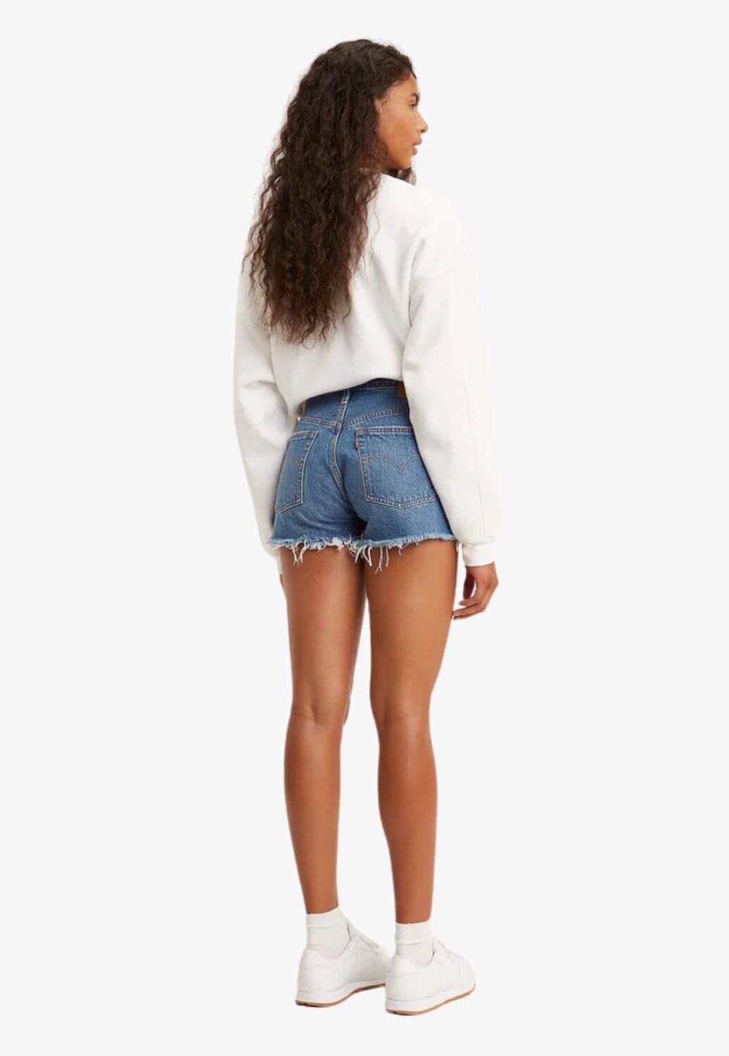 Levis Womens 501 Original High Rise Jean Shorts